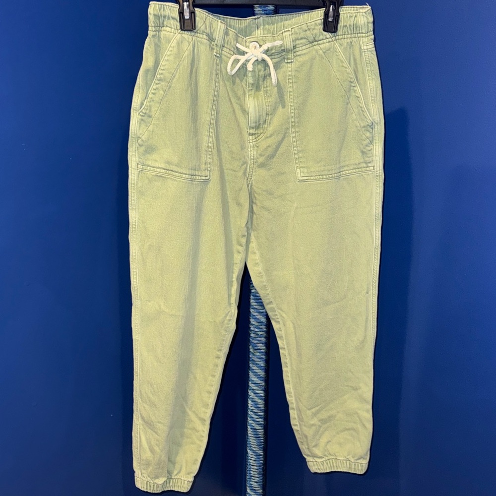 American Eagle- Light Olive Drawstring Utility Jo… - image 2